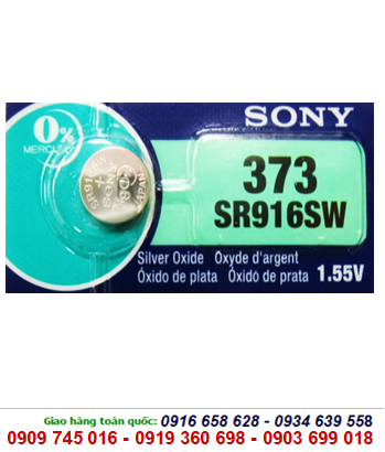 Pin đồng hồ đeo tay Sony SR916SW - 373 silver oxide 1.55V chính hãng thay pin đồng hồ các hãng